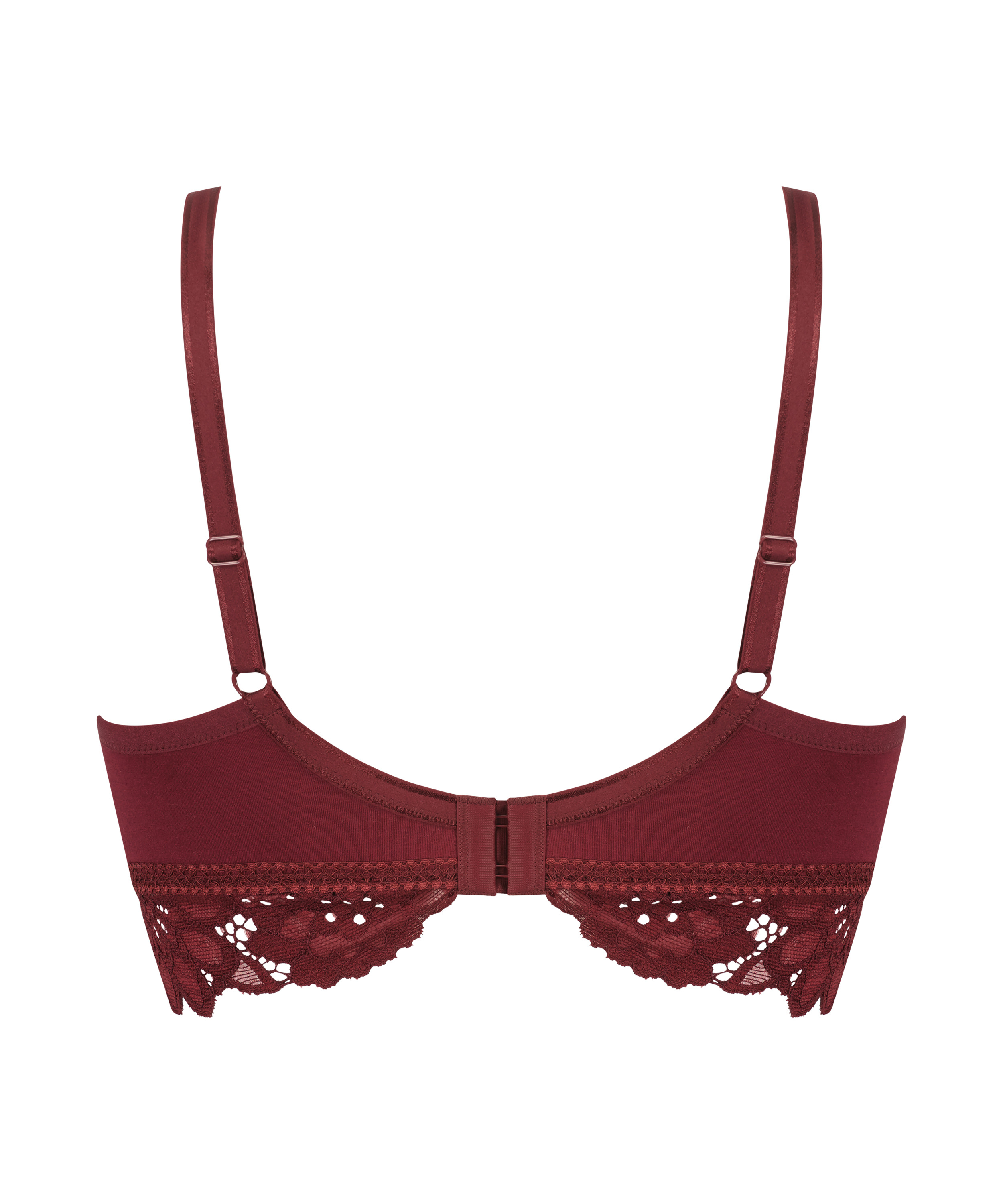 Soutien-gorge d’allaitement non-préformé sans armatures Shiloh, Rouge, main