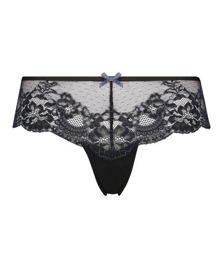 Slip brésilien Alisia, Noir