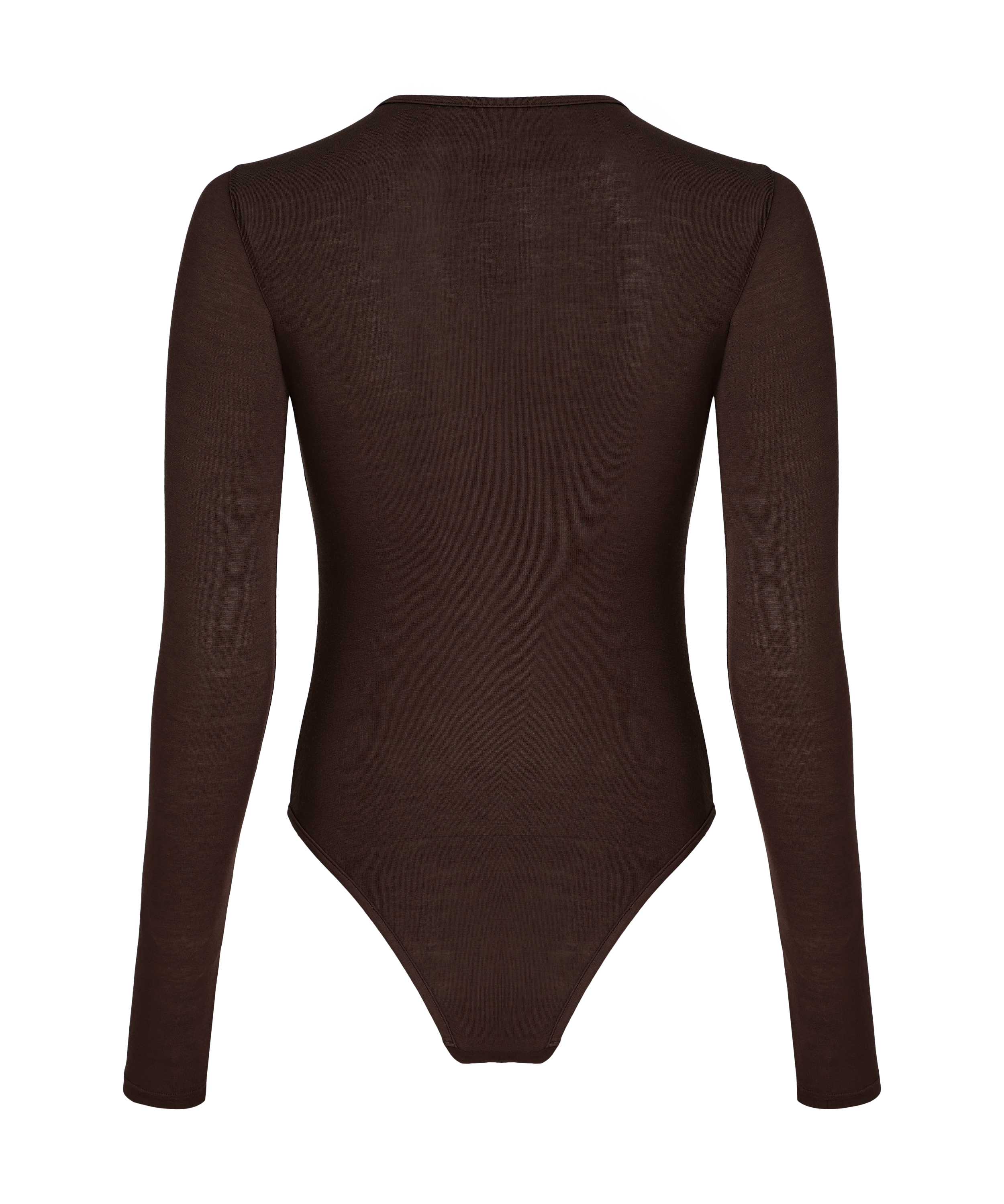 super soft Body haut avec cachemire, Marron, main