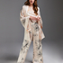 Kimono satin Lotus, Rose
