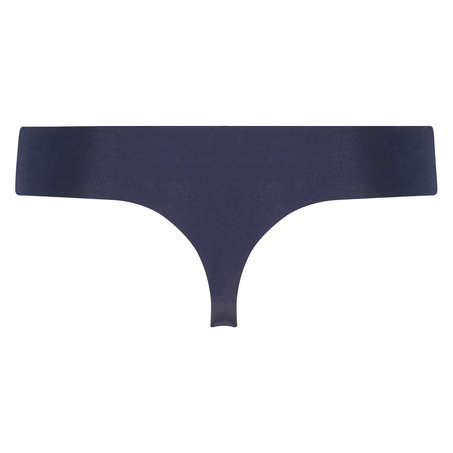 String invisible en coton, Bleu