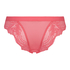 Slip brésilien jambes hautes Hana, Rose