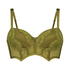 Soutien-gorge à armatures préformé longline Amelie, Vert