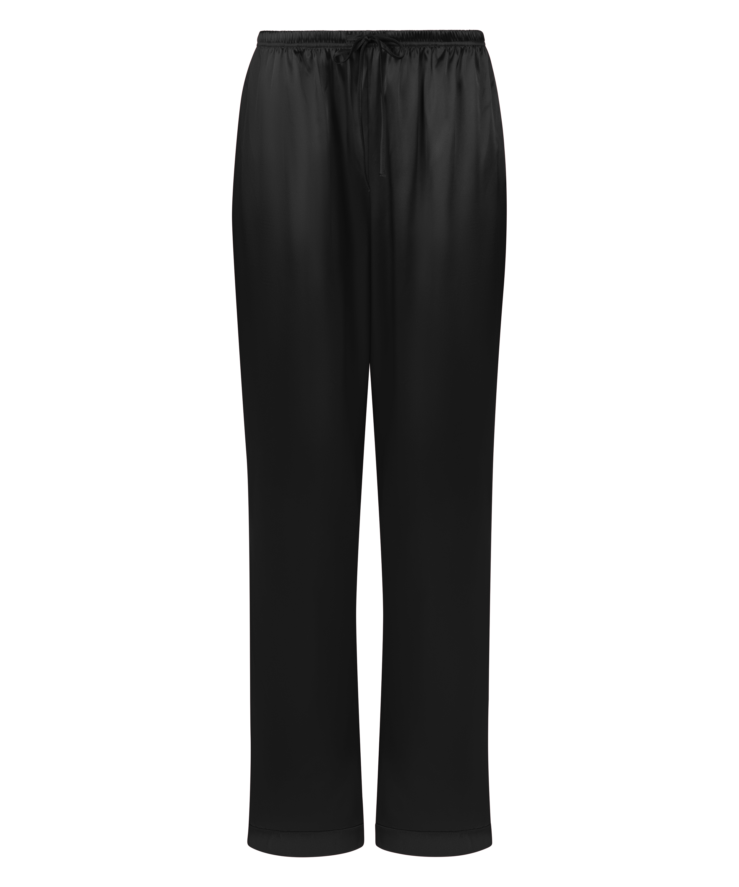 Pantalon Satin, Noir, main