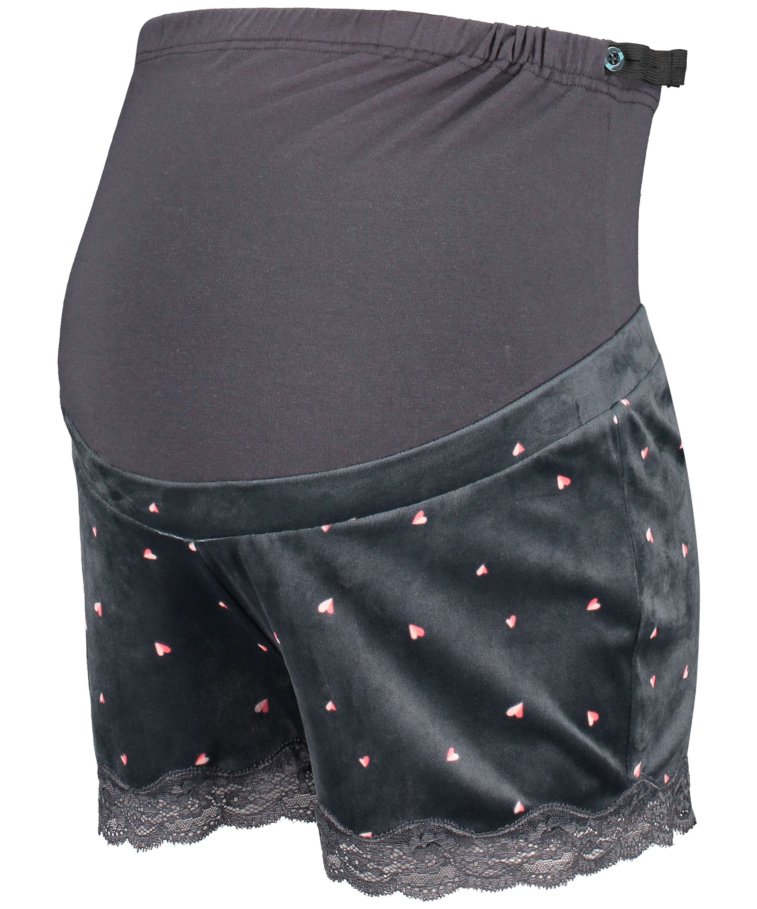 Short de grossesse Velours, Gris, main