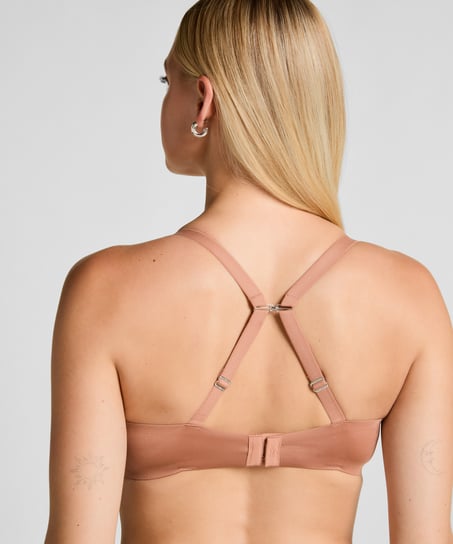 Soutien-gorge &agrave; armatures non-pr&eacute;form&eacute; Smooth, Marron