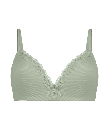 Soutien-gorge sans armatures pr&eacute;form&eacute; Lola, Vert