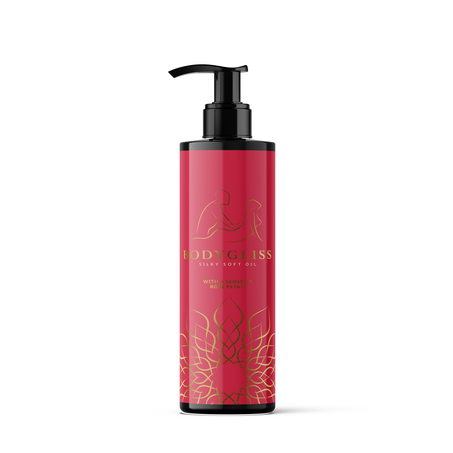 BodyGliss - Huile de massage pétales de roses 150 ml, Rouge