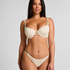 Slip de Bikini Crochet, Blanc