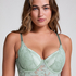 Soutien-gorge à armatures préformé longline Ingrid, Vert
