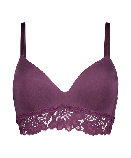 Soutien-gorge push-up préformé sans armatures Evey, Violet
