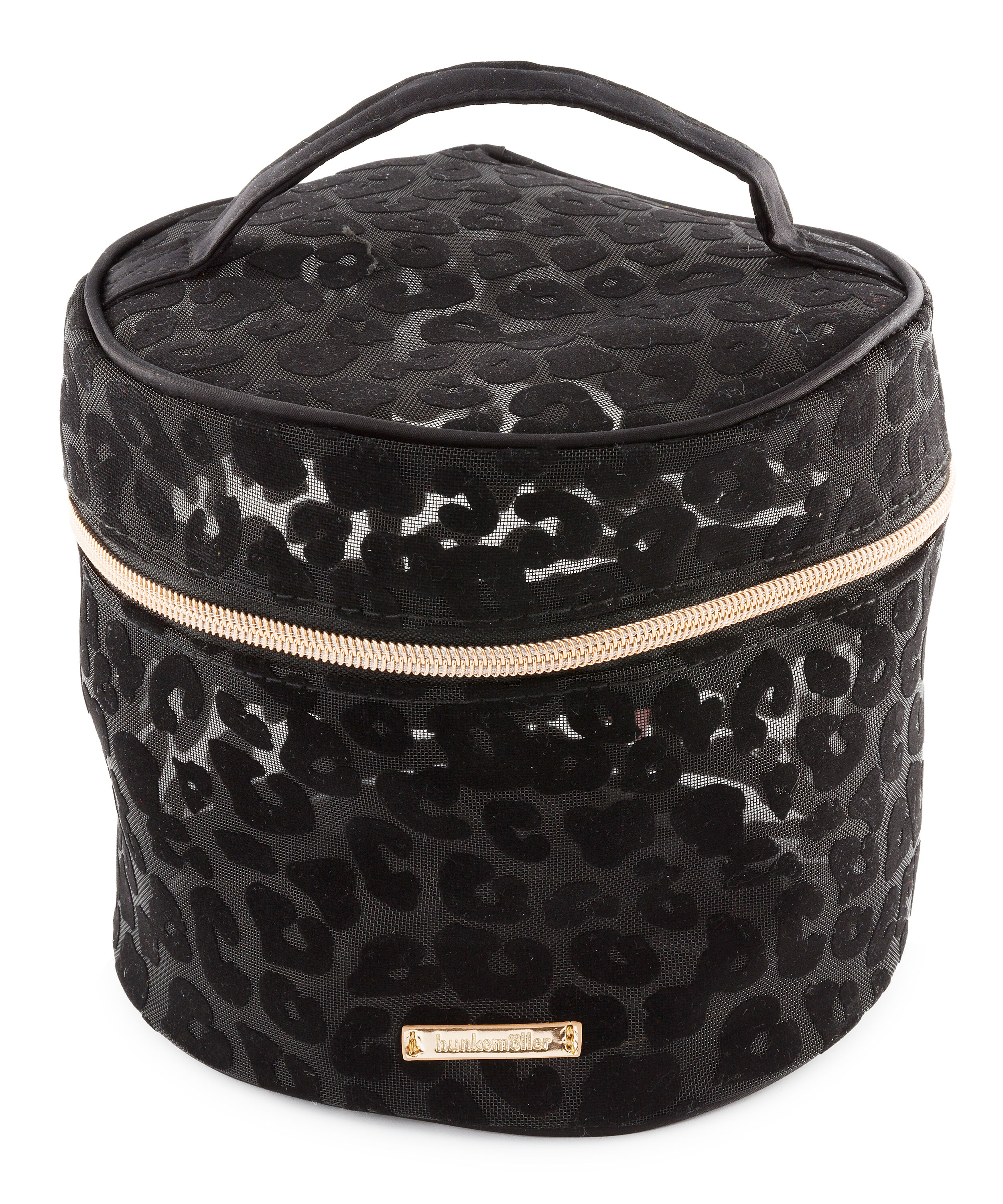 Trousse de maquillage mesh Leopard grand modèle, Noir Trousse de maquillage mesh Leopard grand modèle, Noir