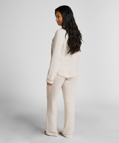 Veste à manches longues en jersey Essential, Blanc