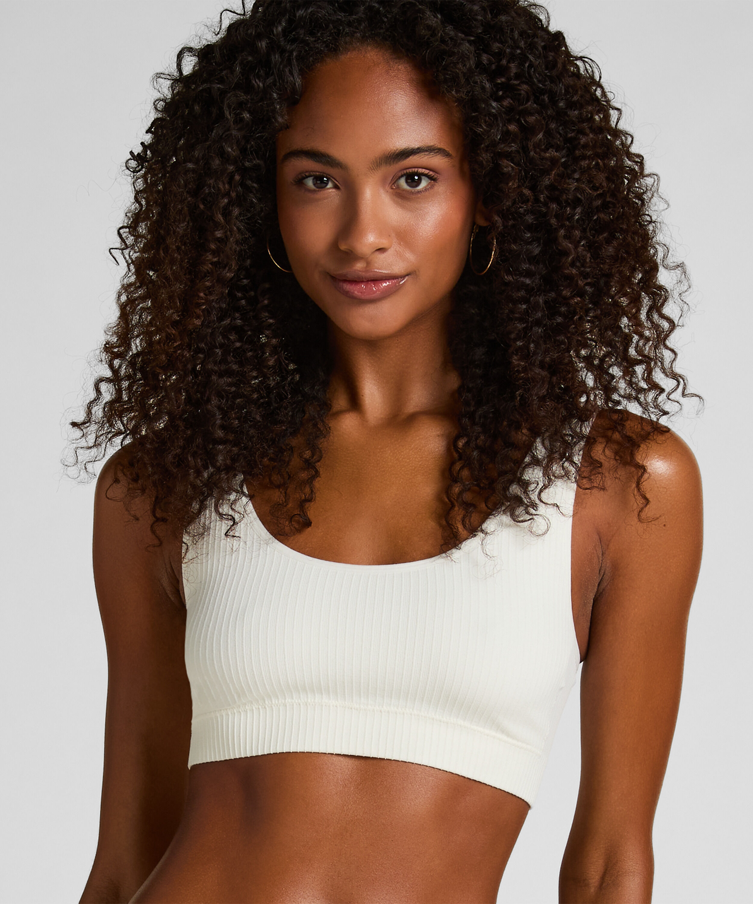 Brassière Scoop Dianne, Blanc
