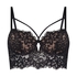 Soutien-gorge à armatures préformé longline Isabella, Noir