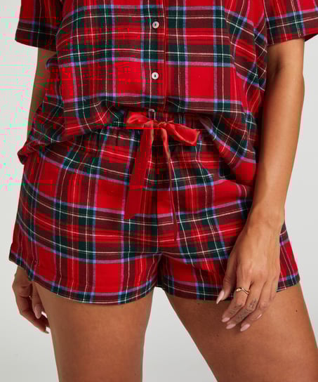 Pyjama set Twill, Rouge