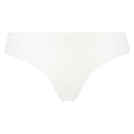 String invisible en coton, Blanc