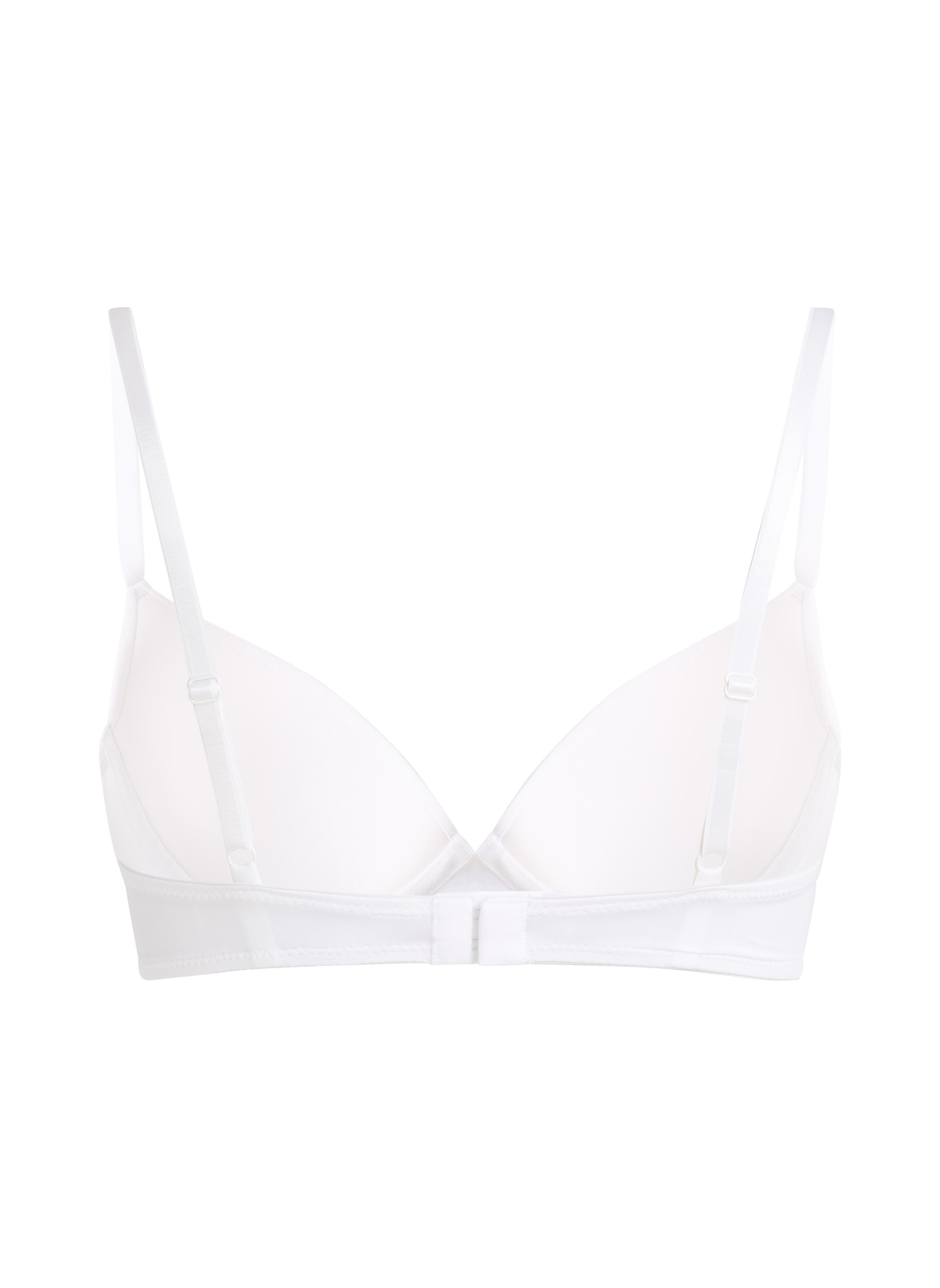 Soutien-gorge à armatures préformé Plunge, Blanc, main
