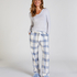 Tall Pantalon de Pyjama Flanelle, Bleu