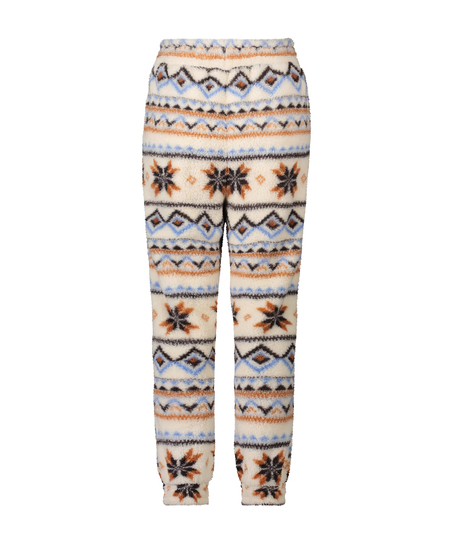 Pantalon de jogging polaire, Blanc