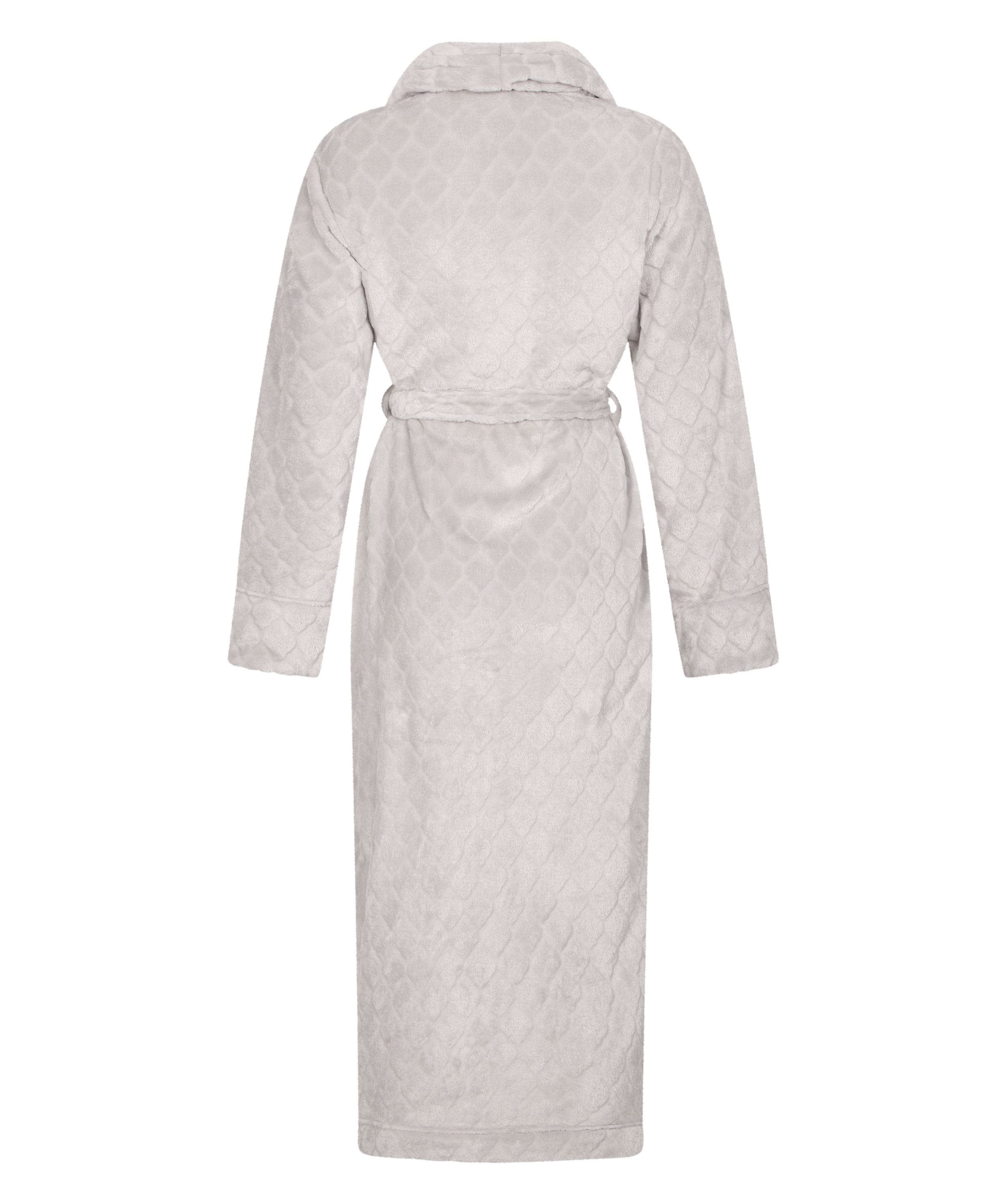 Long peignoir Polaire, Gris, main