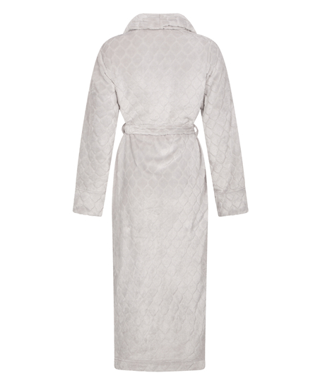 Long peignoir Polaire, Gris