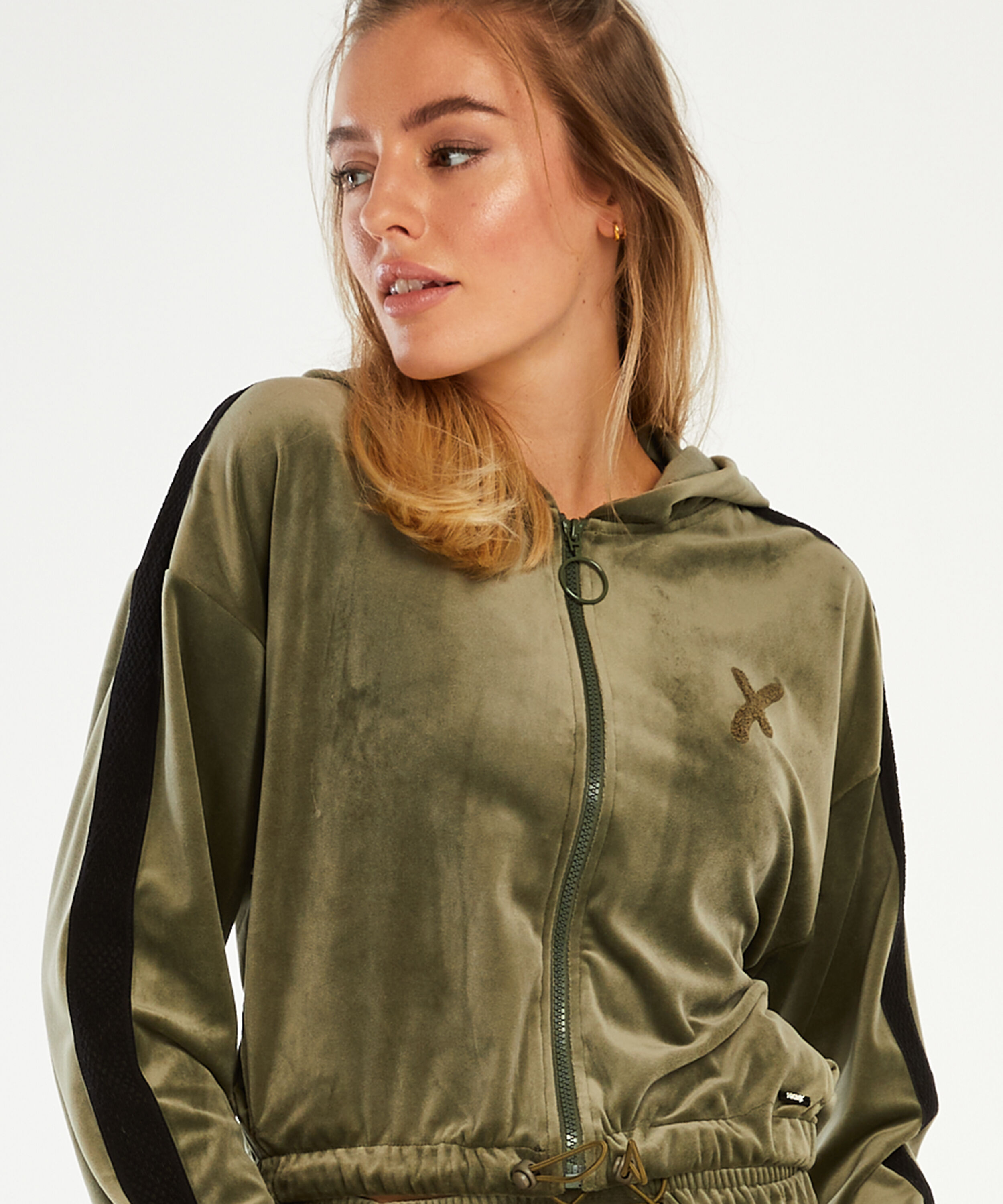 Blouson de sport Velours HKMX, Vert