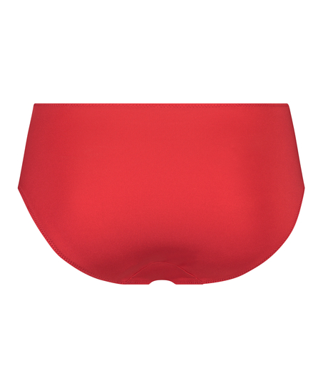 Slip taille haute Sophie, Rouge