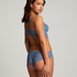 Soutien-gorge préformé sans armatures longline Shiloh, Bleu
