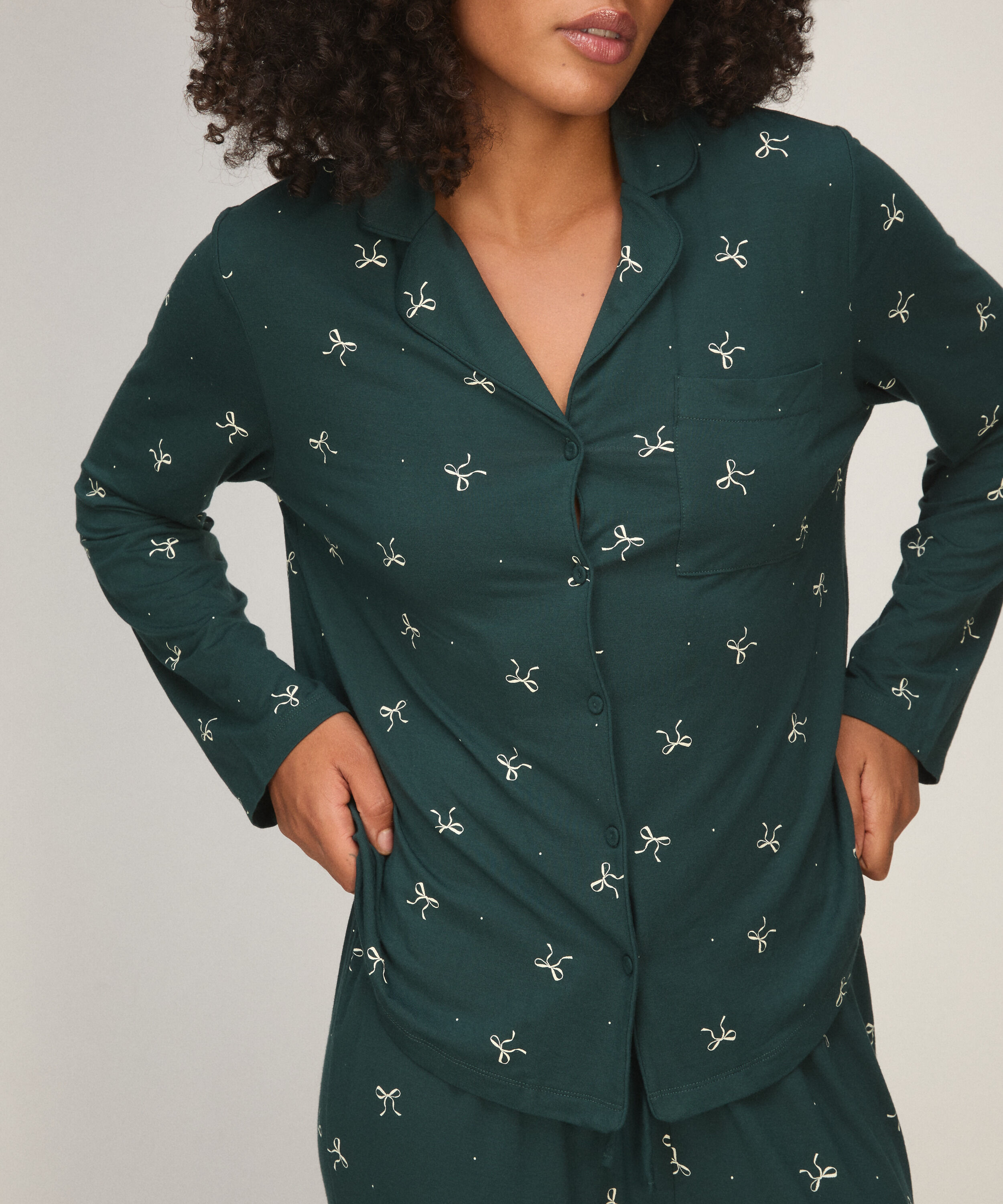 Veste Manches Longues Jersey Essential, Vert