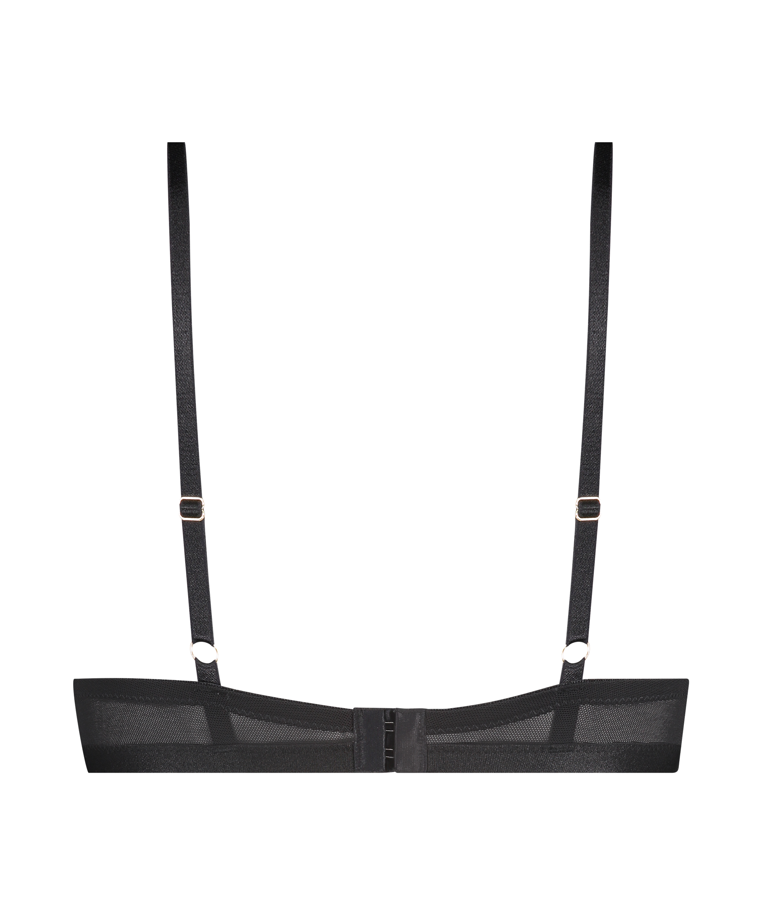 Soutien-gorge push-up rembourré à armatures Malika, Noir, main