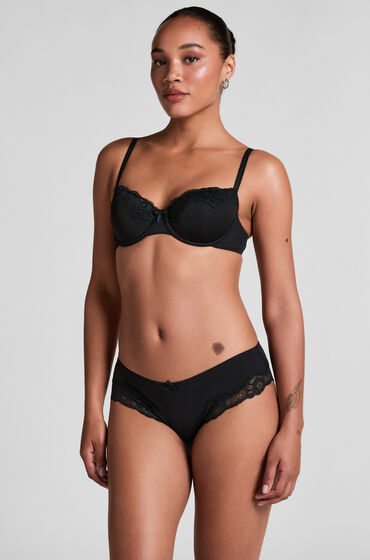 Hunkemöller Slip Secret Lace Noir