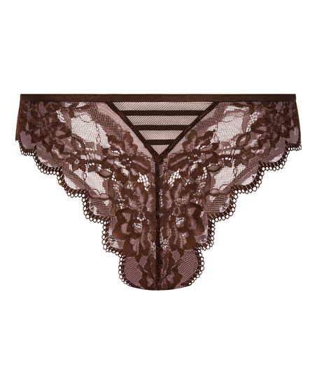 Slip brésilien Lisa, marron