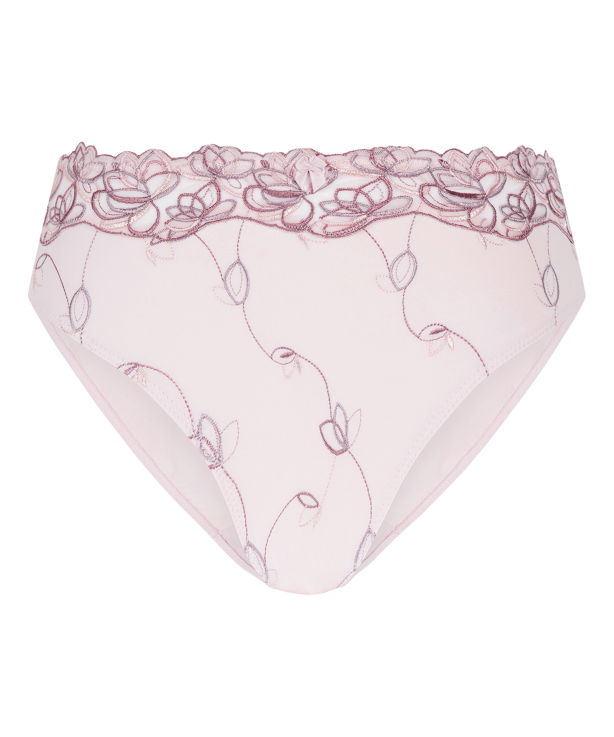 Slip taille haute Diva, Rose