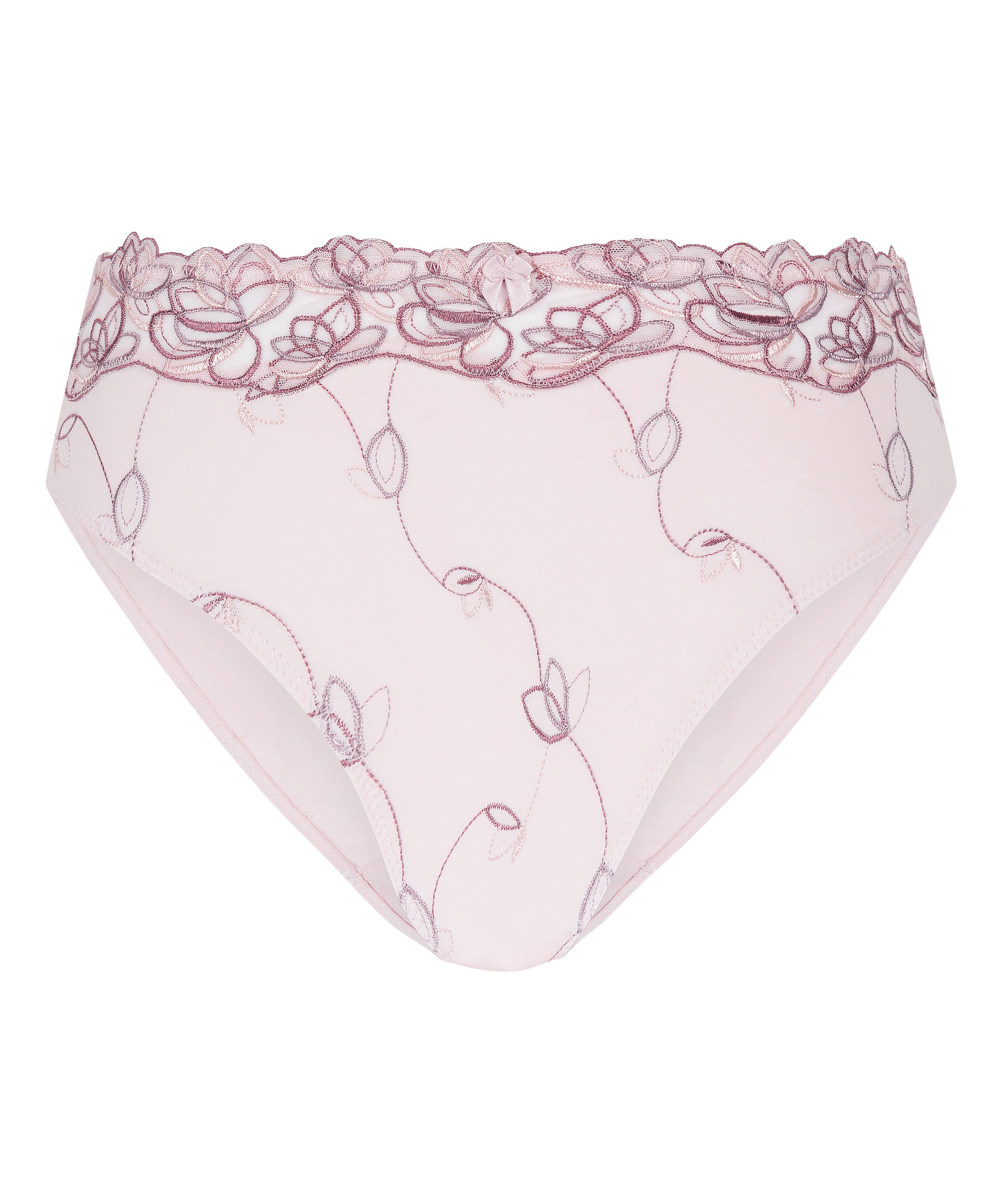 Slip taille haute Diva, Rose, main