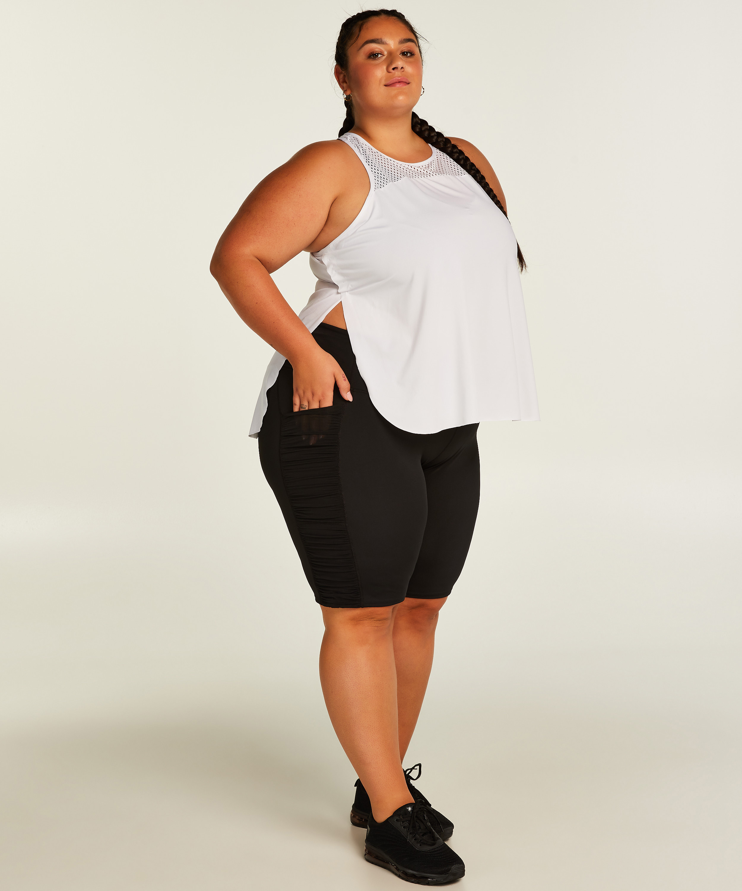 HKMX Débardeur Performance, Blanc, main