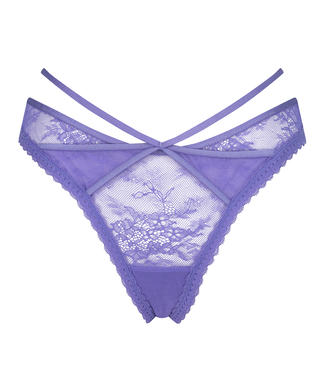 Tanga taille haute Amy, Violet