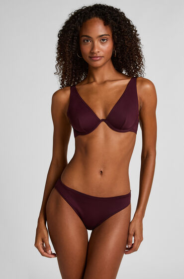 Hunkemöller Bas de bikini en neoprene Rio Violet