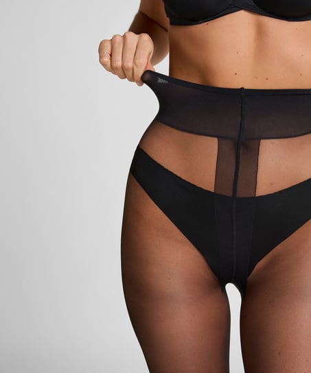 Collants 15 Deniers Seconde Peau, Noir