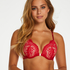 Soutien-gorge à armatures préformé push-up Cardi, Rouge