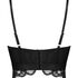 Soutien-gorge &agrave; armatures pr&eacute;form&eacute; longline Heather, Noir