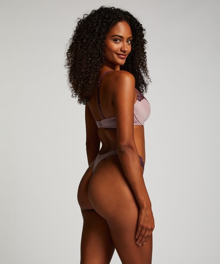 Soutien-gorge à armatures préformé Lace & Shine, Violet