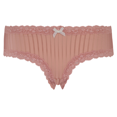 Slip brésilien V-shape Mesh, Rose