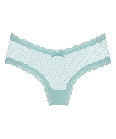 Slip br&eacute;silien V-shape Mesh, Bleu