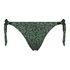 Bas de bikini br&eacute;silien Tonal Leo, Vert