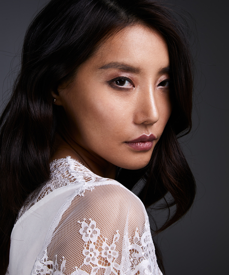 Kimono Cap Sleeve, Blanc