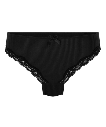 Slip brésilien Lola, Noir