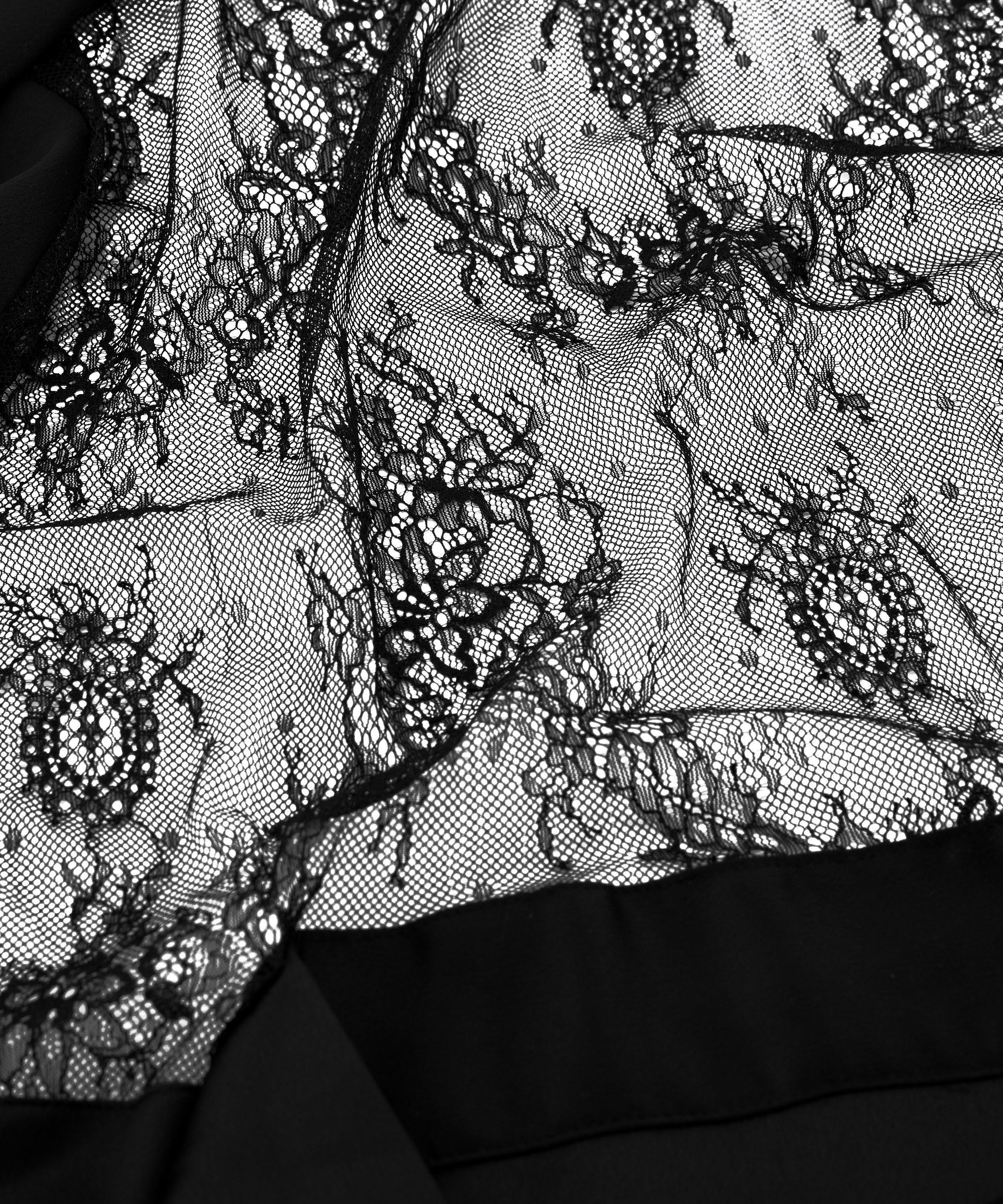 Kimono Camille, Noir, main