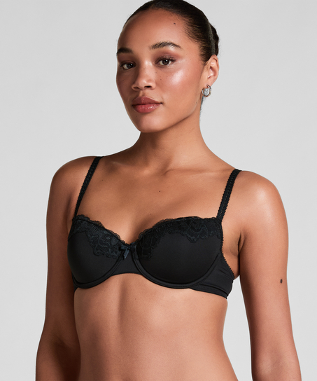 ﻿Soutien-gorge à armatures préformé Secret Lace, Noir