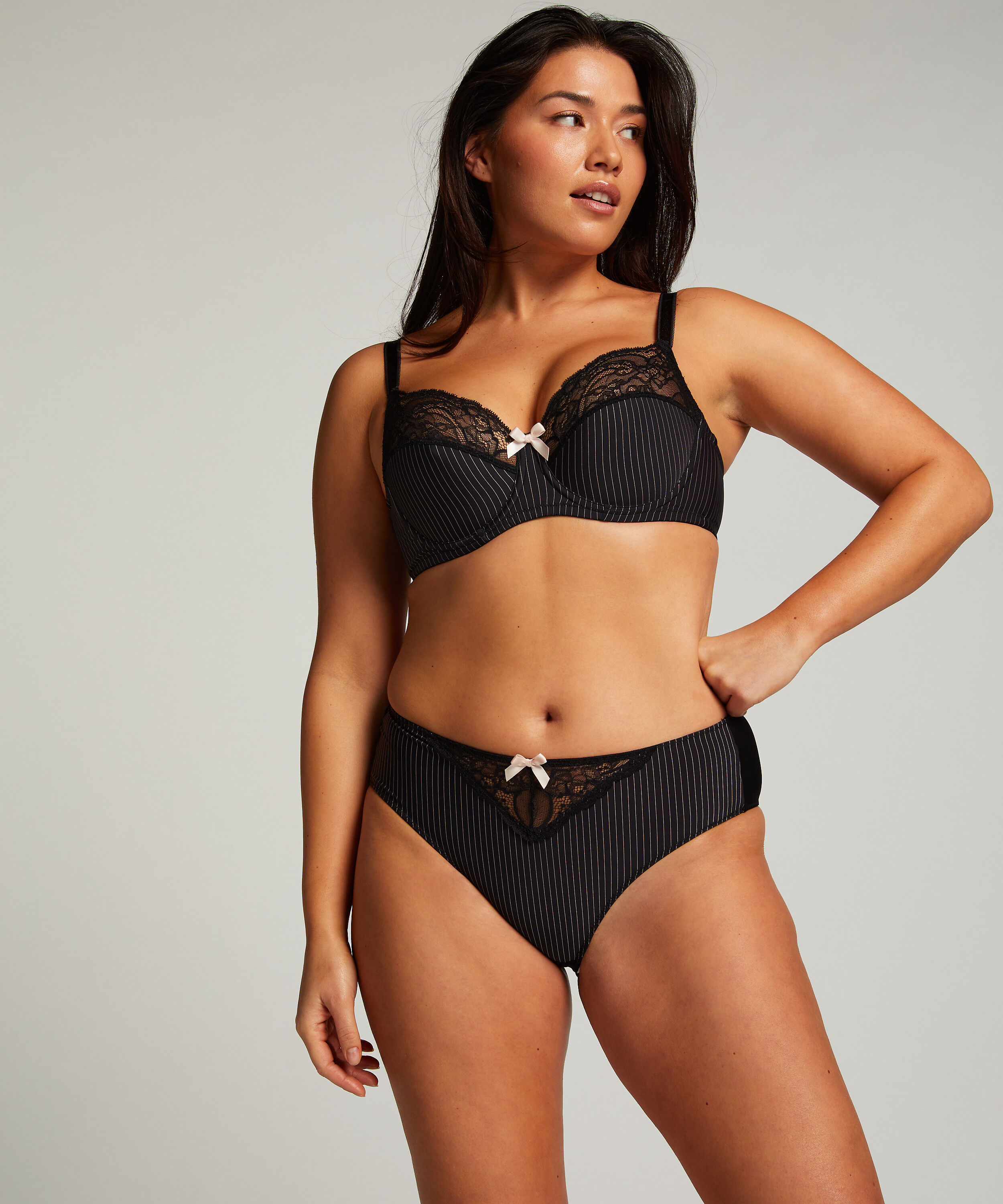 Slip taille haute Adalyn, Noir